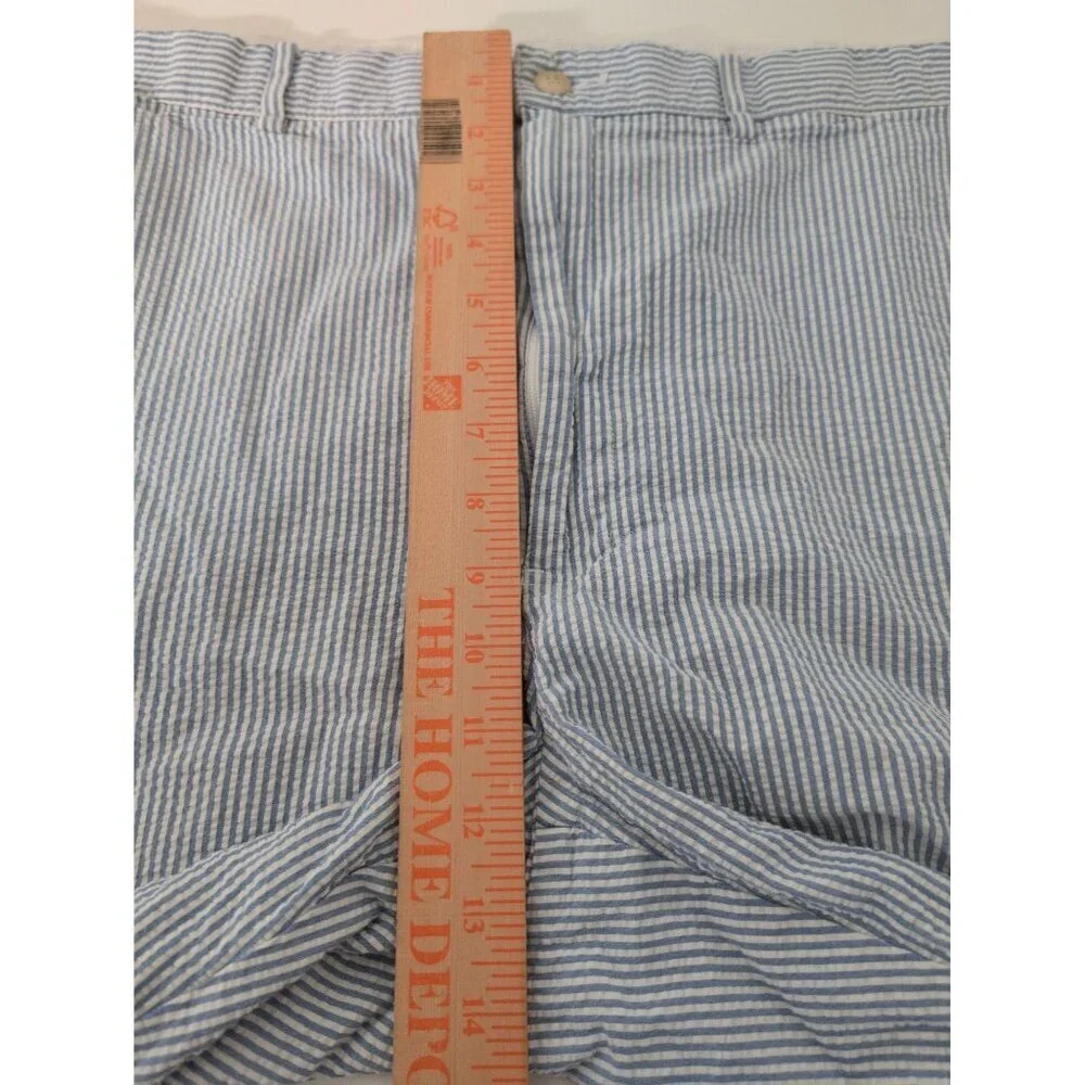 Polo Ralph Lauren Seersucker Stripe Shorts Mens Size 42 Blue Preppy Casual